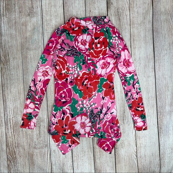 Lilly Pulitzer Babs Asymmetrical Waterfall Cardigan Sweater - Picture 5 of 13